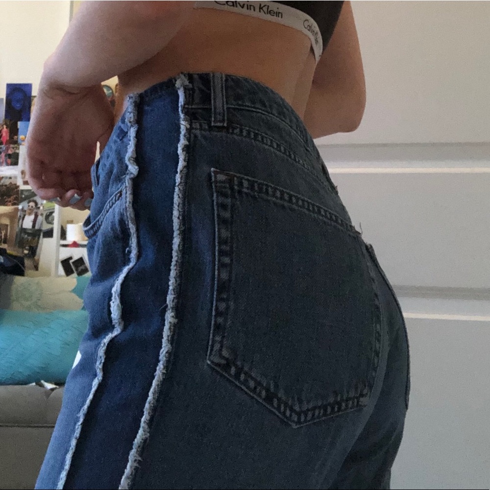 Top Shop Moto Hayden thrifted jeans